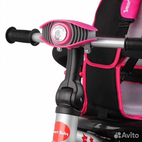 Детский велосипед коляска Smart baby TS2P Розовый
