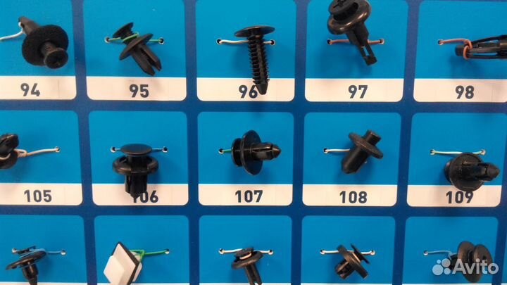 Авто клипсы и элементы крепежа