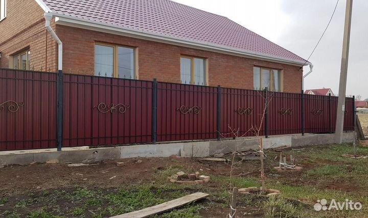 Кованные ворота и калитка