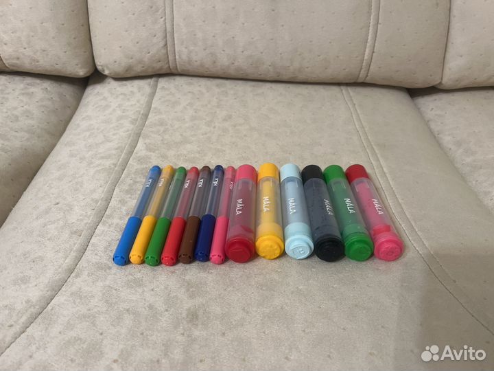 Фломастеры и штампики IKEA