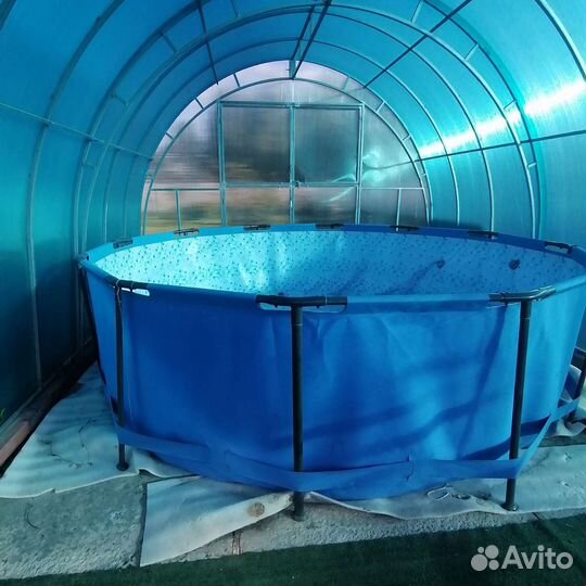 Каркасный бассейн бу 3,60 на 3.60