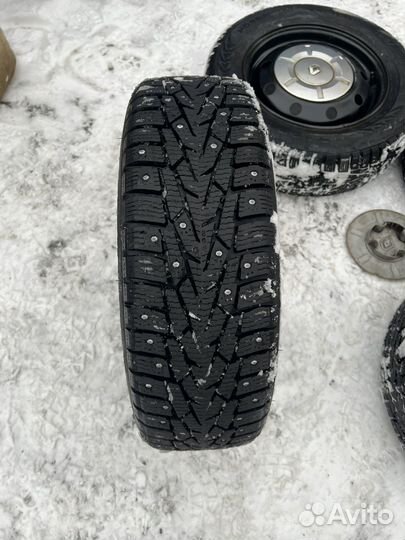 Колеса зимние 185 65 r14 на Логан