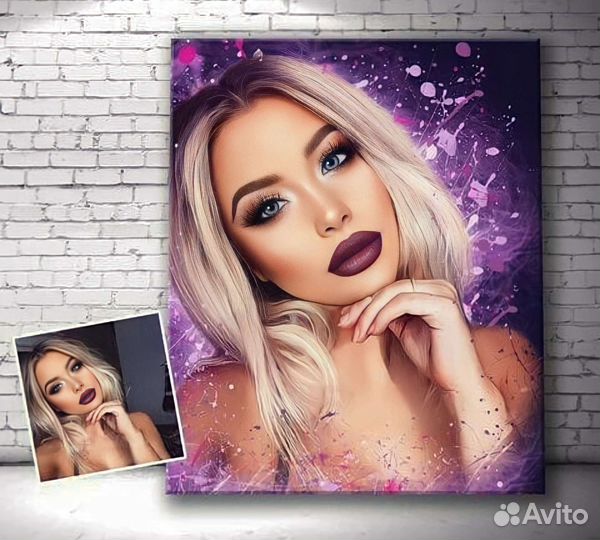 Фото на холсте, картины, портреты по фото