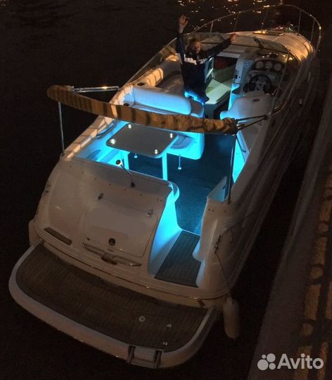 Ночная прогулка на катере, разводные мосты