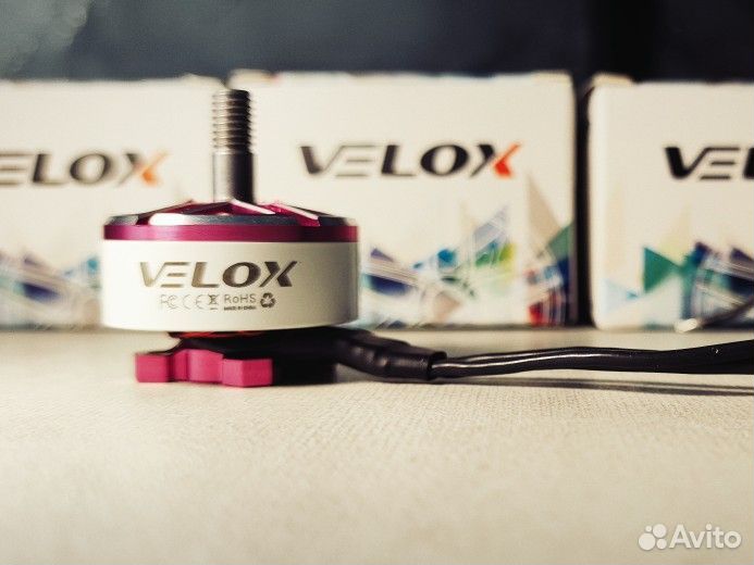 Моторы для Fpv дрона 2207 velox v3 4шт 4s/6s