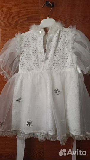 Платье снежинки