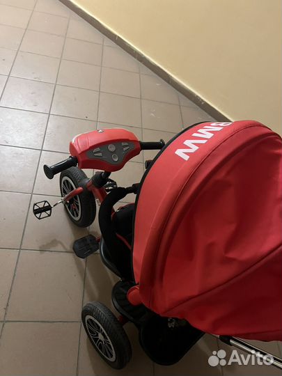 Велосипед коляска BMW
