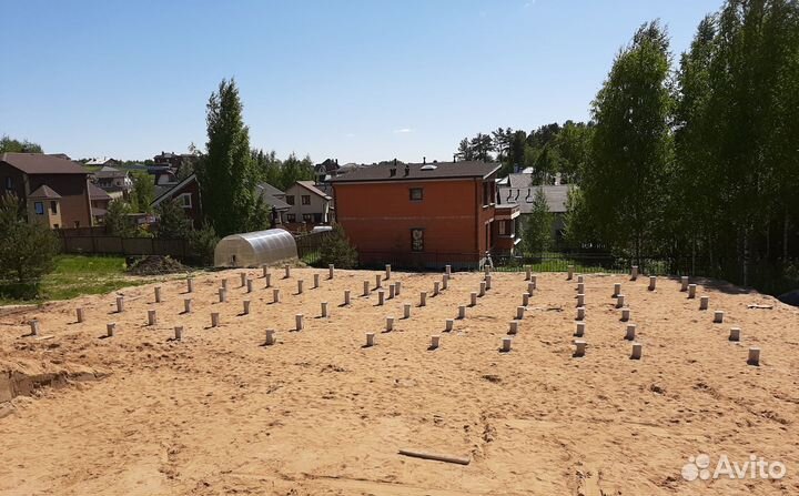 Сваи жби с установкой