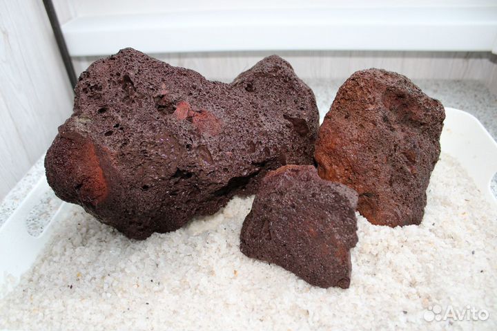 Лава вулканическая и другие камни для аквариума