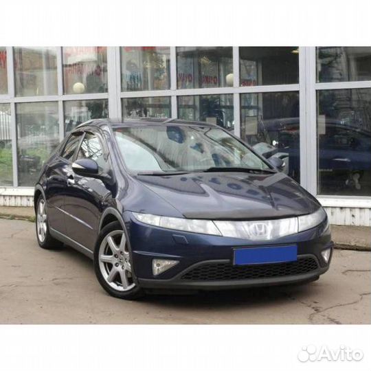 Ветровики, Дефлектор капота honda Civic с 2011 г.в