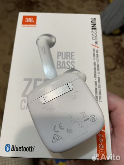 Беспроводные наушники jbl tune 225 tws