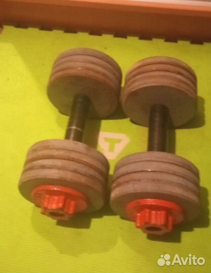 Гантели разборные(24кг)возм.обмен