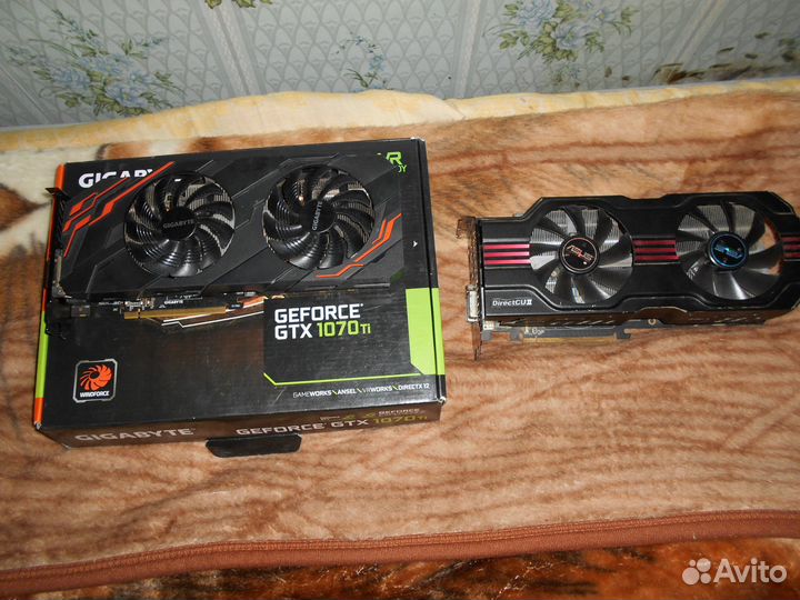 1070 Ti и GTX 570 на запчасти