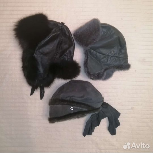 Шапки зимние женские натуральные