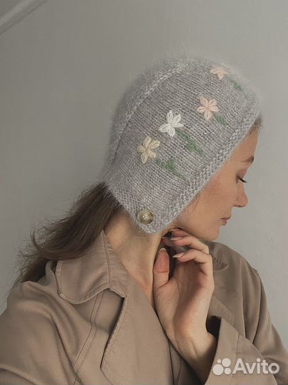 Шапка чепчик женский