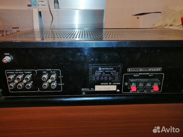 Винтажный усилитель hitachi HA-37VB