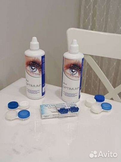 Линзы acuvue oasys -3 и раствор