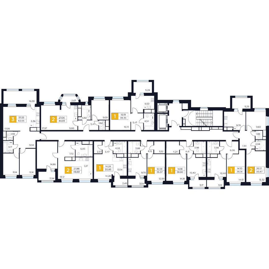 1-к. квартира, 31 м², 15/15 эт.