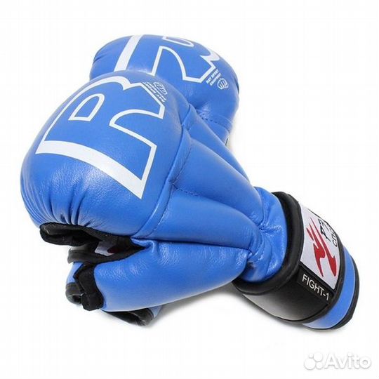 Перчатки для рб Рэй-Спорт fight-1 синие (8 oz)