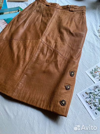 Юбка, шорты и бриджи из натуральной кожи винтаж