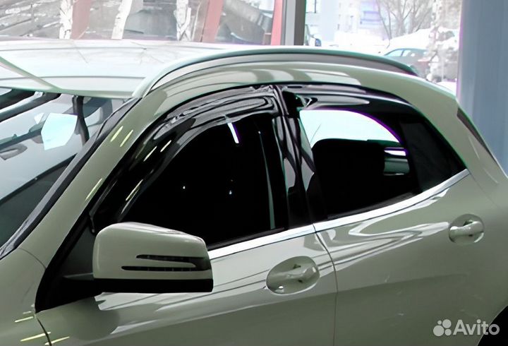 Дефлектор окон Honda Pilot, 15, 4ч., темный