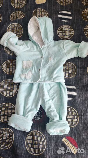 Костюм плюшевый демисезонный 74-80