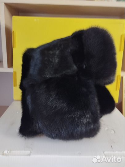 Норковая шапка мужская