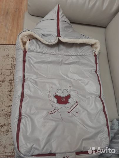 Зимний конверт в коляску