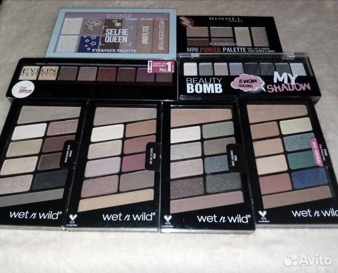 Новые палетки теней, оригинал