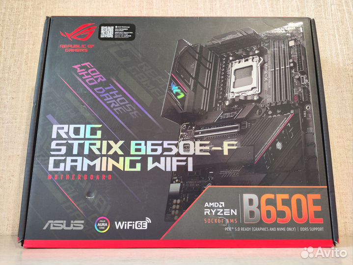 Asus rog strix b650e f gaming wifi Обмен + 7800x3d