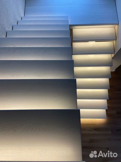 Подсветка лестницы. Умный свет