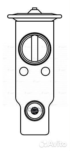Клапан расш. кондиционера (трв) для а/м Mitsubishi