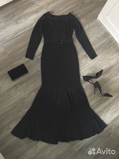 Вечернее платье рыбка шёлк