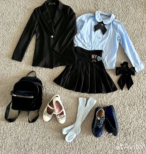 Юбки zara, блузка, пиджак 140-150