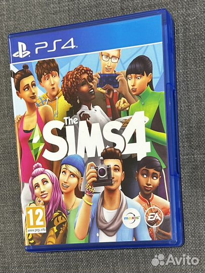 Sims 4 PS4 игра на диске