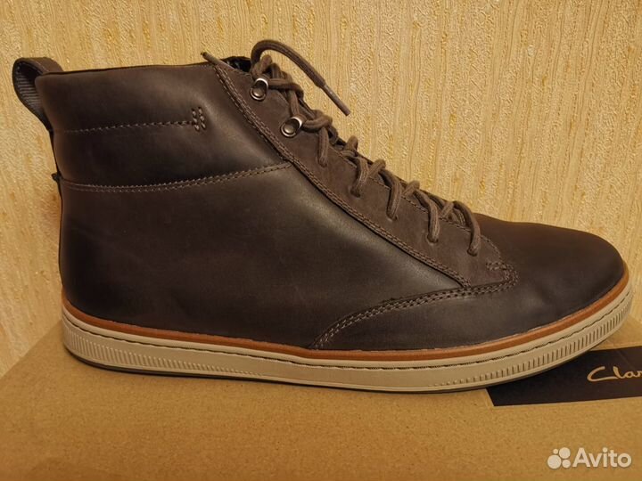 Ботинки/кеды зима мех Clarks (р.47-48/32см)