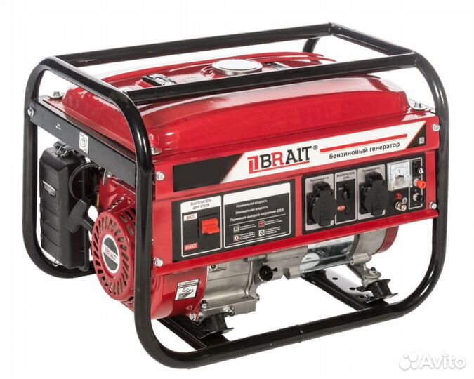 Бензиновый генератор Brait 5,5кВт Медная обмотка