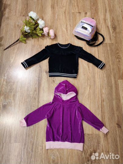 Толстовки 3-4 года 3 шт