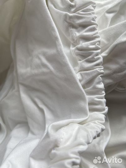 Ограждение для кроватки: на резинке с 2 валиками