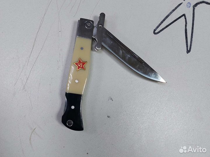 Складная финка нквд со звездой