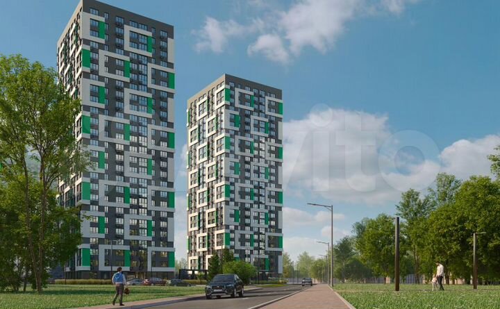 Квартира-студия, 31,2 м², 4/25 эт.