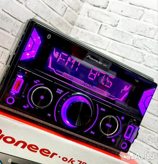 Магнитола 2 din pioneer с крутилками