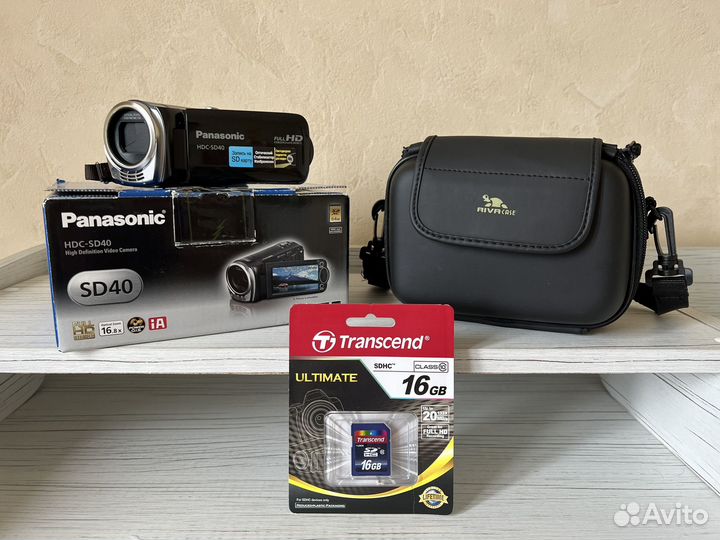 Видеокамера Panasonic HDC-SD40, сумка