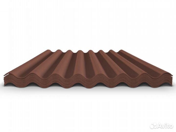 Шифер коричневый