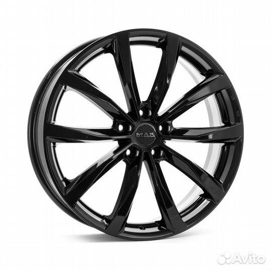 Литые диски 7x17 5x114.3 66.1 ET40 MAK Wolf Gloss Black