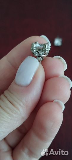 Серебряные серьги