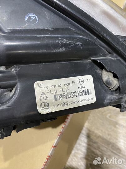 Фары правая/левая ford focus 2 рестайлинг