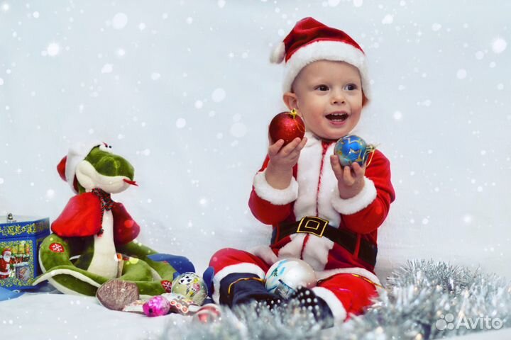 Костюм Деда Мороза детский костюм Санта Клауса