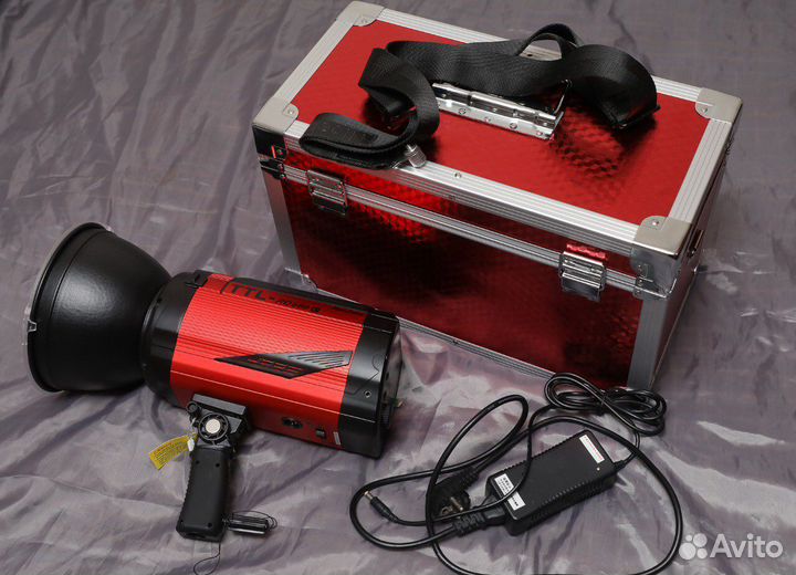 NiceFoto TTL-RQ600C Студийная фотовспышка, аккамул