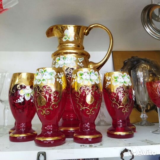 Богемский хрусталь, гранат